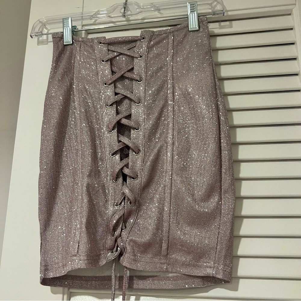 PLT glitter skirt